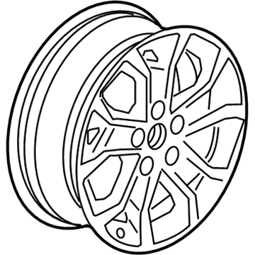 GM 94538395 Wheel Rim Bolt Evaporator Painted