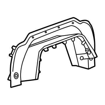 GM 84266353 Plate Assembly, I/P Cstr Tr *Jet Black