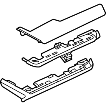 GM 84884145 Applique Assembly, I/P Tr Plt *Linear Tigerr