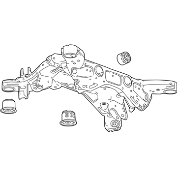 GM 84528989 Cradle Assembly, Rear Susp