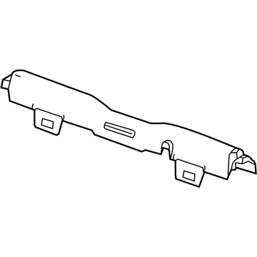 GM 84336948 Panel Assembly, Rear Compartment Closeout Upper *Black