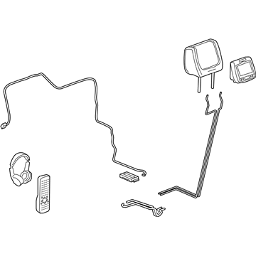 GM 84561428 DISPLAY,F/SEAT H/RST