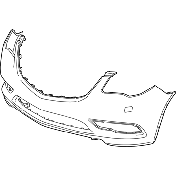 GM 84055839 Front Bumper Cover Upper *Service Primer