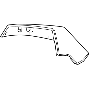 GM 23447487 Cover, Outside Rear View Mirror Housing Upper *Primed