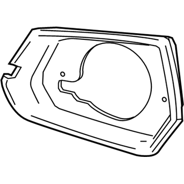 GM 23447467 Bezel, Outside Rear View Mirror Housing *Primed