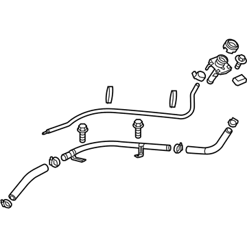 GM 84695998 Pipe Assembly, F/Tnk Fil (W/ Fil Hose)