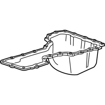 GMC Sierra Oil Pan - 12730576