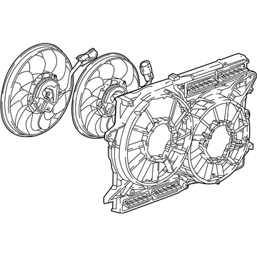 GM 84000788 Fan Assembly, Engine Cooler