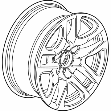 GM 23376217 Wheel, 18X8.5,J,Alum26Mm O/S,139.7X6Xm14 B