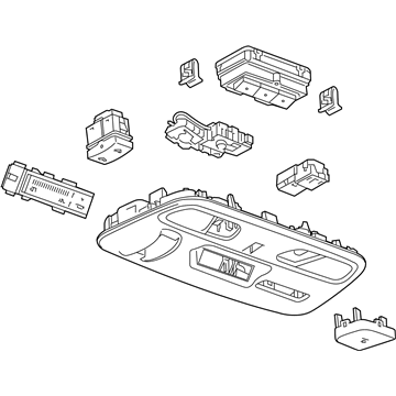 GM 84639395 Console Assembly, Rf *Black