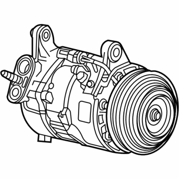 2019 Chevrolet Silverado A/C Compressor - 86789843