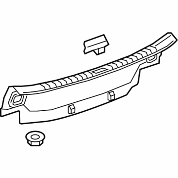 GM 84195463 Panel Assembly, R/End Tr Fin *Sill Plate