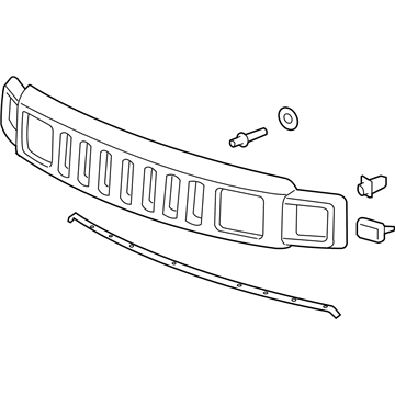 GM 15834196 Grille,Front