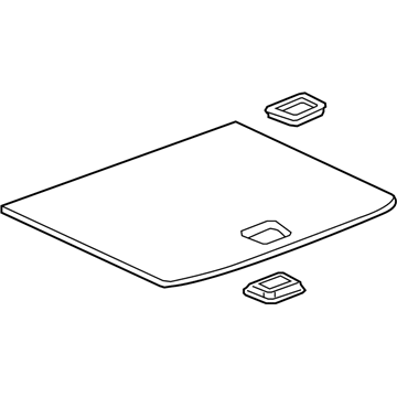 GM 84767452 Panel Assembly, Load Flr Tr *Black