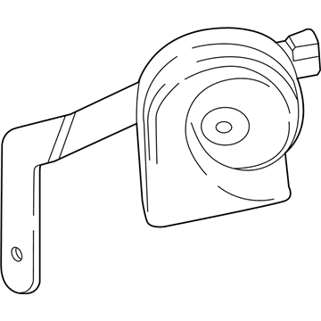 GM 84656765 Horn Assembly, Single (High Note)