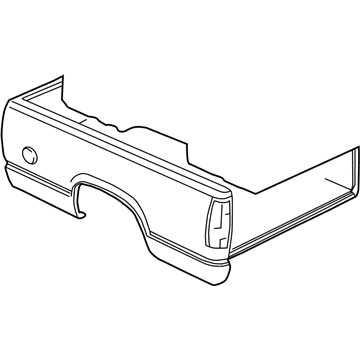 GM 15665235 Body Unit, Pick Up Box 6 1/2 Ft Flt Side