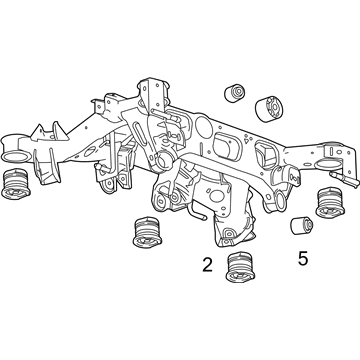 GM 84137713 Cradle Assembly, Rear Suspension