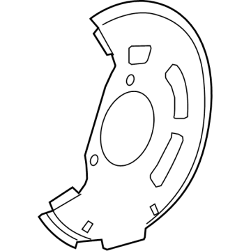 2022 Chevrolet Bolt EV Brake Backing Plate - 42427548