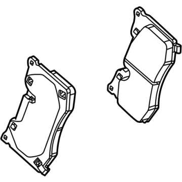 2020 Chevrolet Corvette Brake Pad - 84197898