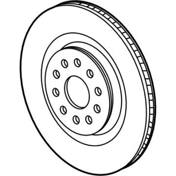 2022 Chevrolet Corvette Brake Disc - 85114493