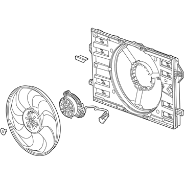 2017 Buick Envision Fan Shroud - 84190683