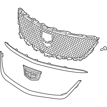 GM 85104595 GRILLE ASM-FRT