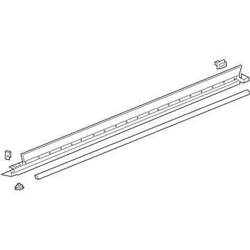 GM 84796617 Molding Assembly, Rkr Pnl *Black