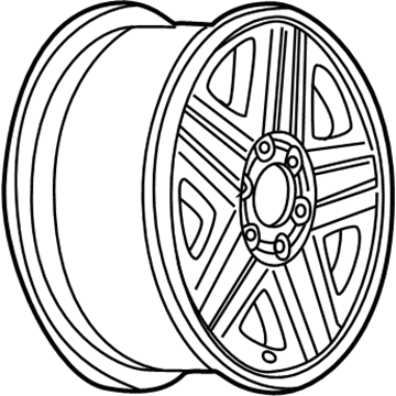 GM 9593387 Wheel Rim,17X7