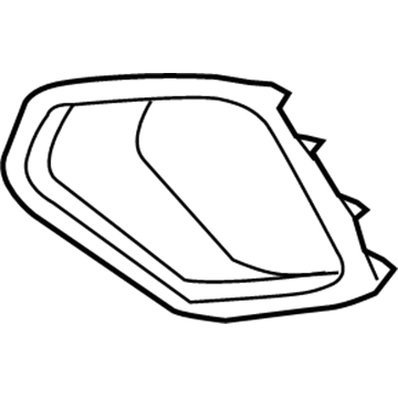 GM 13491168 Insert, Front Fog Lamp Opening