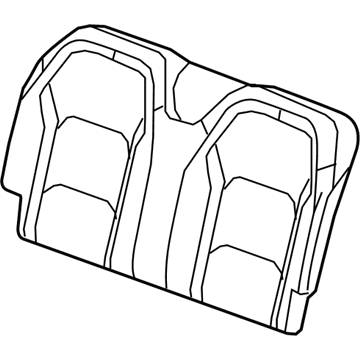 GM 84679909 Cover, R/Seat Bk *Ash Grey Y