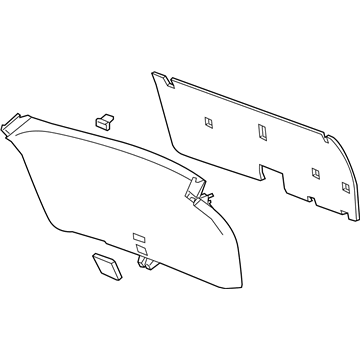 GM 84297486 Panel Assembly, Lift Gate Lower Trim Finish *Titanium