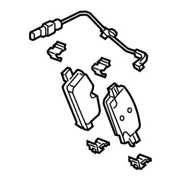 2021 Chevrolet Tahoe Brake Pad - 85537461