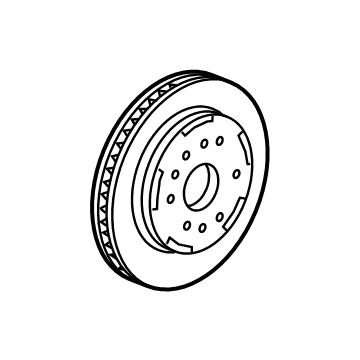 2022 GMC Sierra Brake Disc - 87842411