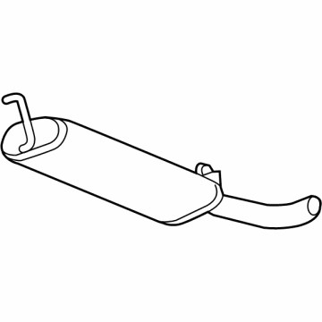 Chevrolet Trax Muffler - 42390830