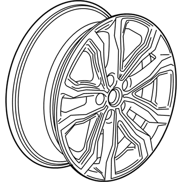 GM 23418950 Wheel Rim, Front & Rear