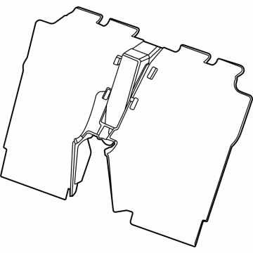 GM 84090043 Carpet Assembly, F/Seat Bk Body Pnl *Blue U