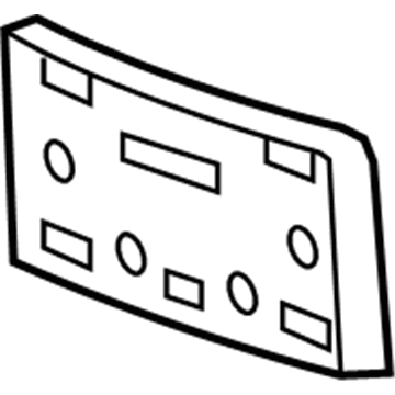 GM 22740617 Bracket Assembly, Front License Plate