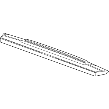 GM 84608904 Molding Assembly, Pubx E/Gate *Black