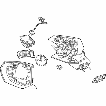 GM 84977468 Housing Assembly, O/S Rr View Mir