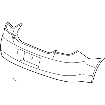 GM 25965548 Rear Primered Bumper Cover