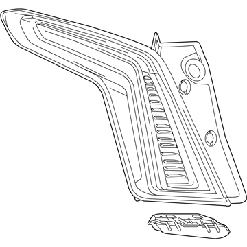 GM 84245000 Lamp,Rear Stop