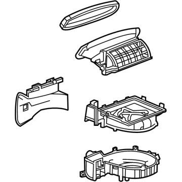 GM 42748446 Case Assembly, A/C Evpr & Blo