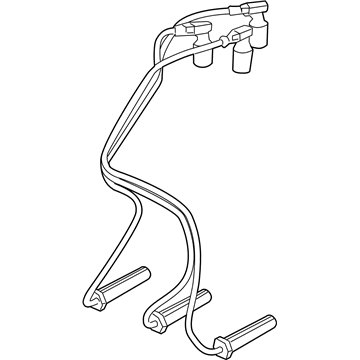 2007 GMC Sierra Spark Plug Wires - 19417613