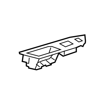 GM 84702387 Plate Assembly, Front S/D A/Rst Sw Mt *Paint To Mat