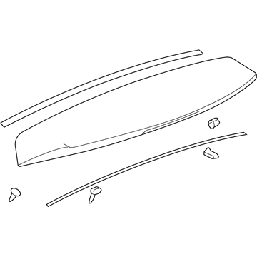 GM 25903868 Spoiler Assembly, Rear End