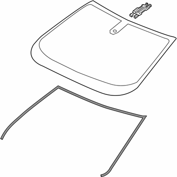 GM 84577634 Windshield Assembly, .