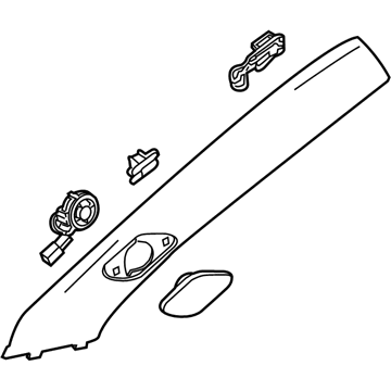 GM 23166300 Molding,Windshield Garnish