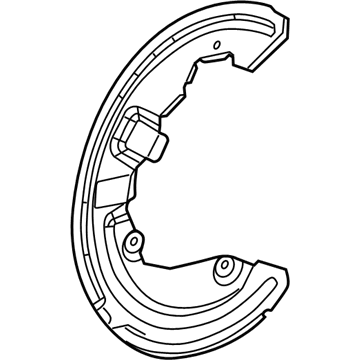 GM 23385146 Shield, Front Brake