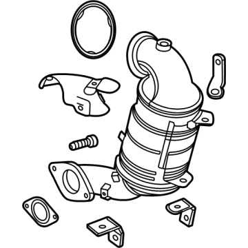 2024 Buick Encore GX Catalytic Converter - 25204733