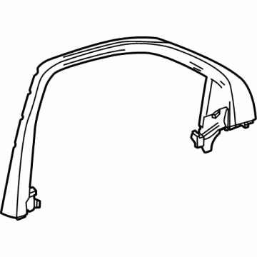 GM 84693616 Molding Assembly, Front S/D Wdo Garn